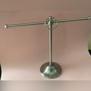 Metal Ring Towel Holder - Stainless Steel